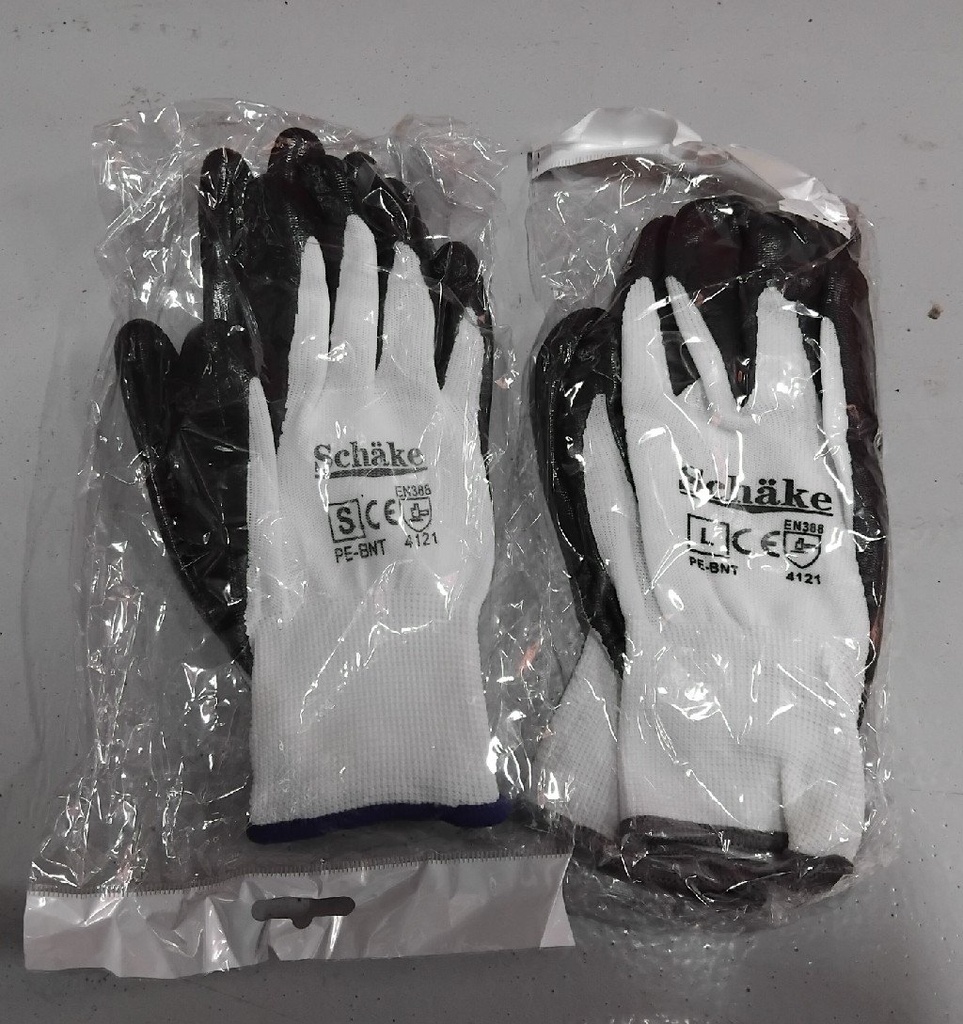 ถุงมือไนล่อนเคลือบไนไตร Size L SCHAKE