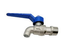 ก๊อกบอลแฟนซี 1/2" สีฟ้า SANWA