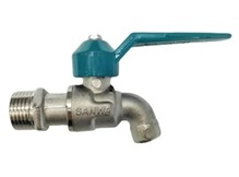 ก๊อกบอลแฟนซี 1/2" สีเขียว SANWA