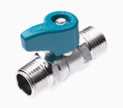 บอลวาล์วมินิ 1/2" ผผ สีเขียว SANWA