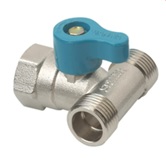 บอลวาล์วมินิ 3 ทาง 1/2" ผมผ SANWA