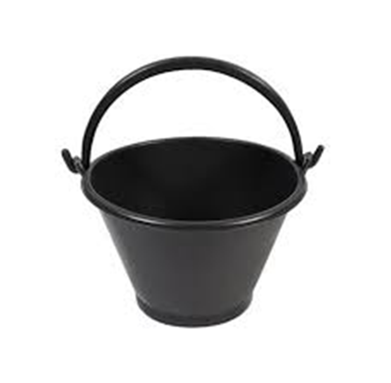 กระป๋องปูนแบบบาง 30x19.5x18CM. (5 ลิตร) สีดำ