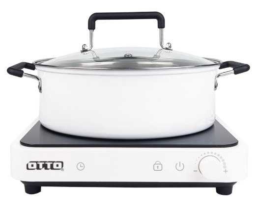เตาแม่เหล็กไฟฟ้าพร้อมหม้อชาบู GI - 825 A OTTO