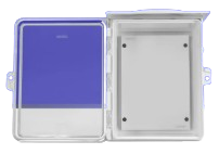 ตู้Abcoฝาใส มีหลังคา ขนาด 6"x8" A-CT618G สีเทา