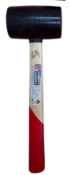 ค้อนยาง 24lb. DS-17077 ด้ามไม้ 10.5*32.5cm ตราแรด