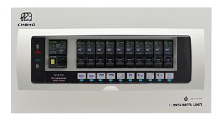 ตู้คอนซูมเมอร์ 10 ช่อง พร้อมเมน RCBO 63A UPR-10 CHANG
