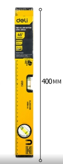ระดับน้ำ 400mm Aluminum พร้อมแถบแม่เหล็ก EDL290400 DELI+