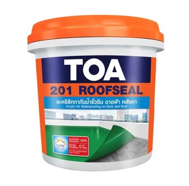 กันซึมดาดฟ้า-หลังคา 5 GL 201 ROOFSEAL Blue TOA