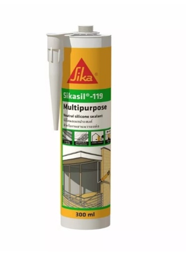 [1001094] ซิลิโคน Sikasil-119 MP White 300ML Sika