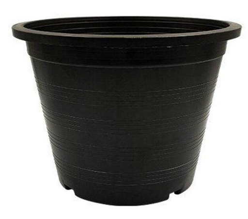 [1001160] กระถางต้นไม้พลาสติก 8 สีดำ