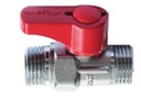 บอลวาล์วมินิ ผผ ทองเหลืองเกลียว ขนาด 1/2" VIZ406 VEGARR