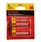 [1001275] -ZINC super heavy duty C battery 2 pack blister KODAK