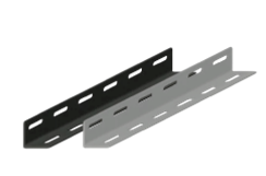 [1001580] เหล็กฉากรู 37mm x 60cm ดำ FIXTON+