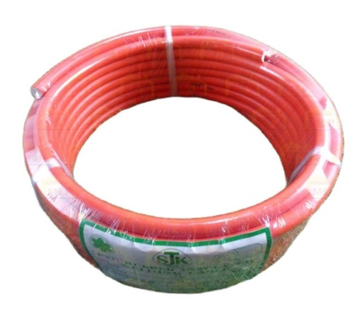 [1001670] สายเชื่อม #25 20เมตร สีส้ม