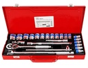 -ชุดบล็อค1/2" 24ชิ้น 12PT 0412 MT TAIWAN+