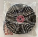ล้อผ้าสักหลาด 6"x1" รู10mm ตอกหนัง KB