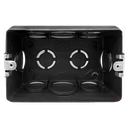 NANO-408BM บล็อกฝัง สีดำ ขนาด 64x100.5x40.5mm. NANO
