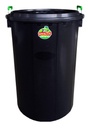 ถังน้ำ PP พร้อมฝา 120 ลิตร 5120 สีดำ