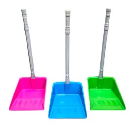 [1002909] ที่ตักขยะพลาสติก คละสีพร้อมด้าม 3000