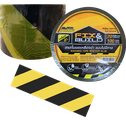 -เทปกั้นเขต 100M เหลือง/ดำ แบบไม่มีกาว FIX&BUILD+