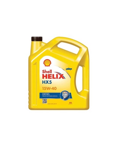 [1002529] น้ำมันเครื่อง HELIX 6L 15W40 HX5 SHELL