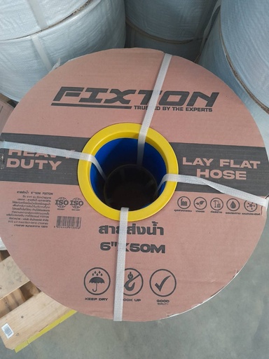 [1002986] สายส่งน้ำ 6*50M FIXTON+ ม้วน