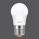 หลอดกลม LED BALL PREP 3W แสง DAYLIGHT 6500K LAMPTAN