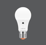 [1002723] -หลอดกลม LED BULB LIGHT SENSOR 7W แสง DAYLIGHT 6500K LAMPTAN