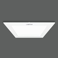 [1002737] หลอด LED DOWNLIGHT ULTRA SLIM 9w. เหลี่ยม LAMPTAN