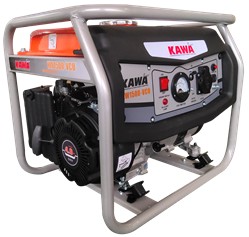 [1003303] เครื่องปั่นไฟเบนซิน ขนาด 0.95/1.05KW กำลัง 3.5HP รุ่น KW1500-VCO KAWA