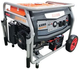 [1003305] -เครื่องปั่นไฟเบนซิน ขนาด 5.0/5.5KW กำลัง 15HP รุ่น KW6500-VCO KAWA