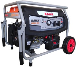 [1003306] -เครื่องปั่นไฟเบนซิน ขนาด 6.0/6.5KW กำลัง 15HP รุ่น KW8000-VCO KAWA