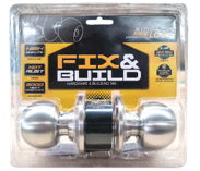 [1003626] -ลูกบิดประตู หัวกลม 3871SS FIX&BUILD+