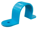 -กิ๊บจับท่อ PVC หนา 3/4 สีฟ้า