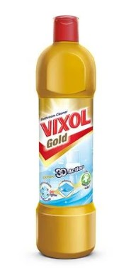 [1004030] น้ำยาล้างห้องน้ำ 900มล. (ขวด) สีทอง วิกซอล
