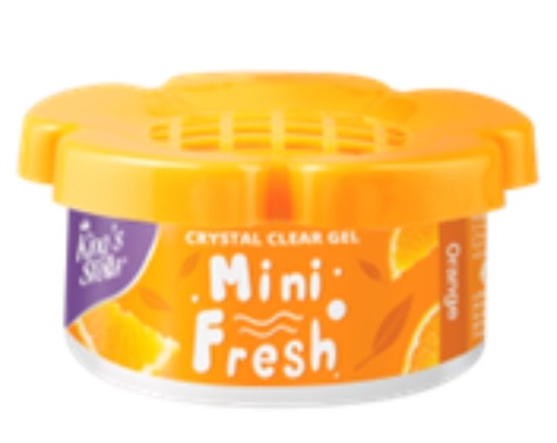 [1004044] เจลปรับอากาศ มินิเฟรช 60 g. กลิ่นส้ม King's Stella