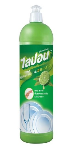 [1004067] น้ำยาล้างจาน 500 มล. สูตรมะนาว ชนิดขวด ไลปอนเอฟ