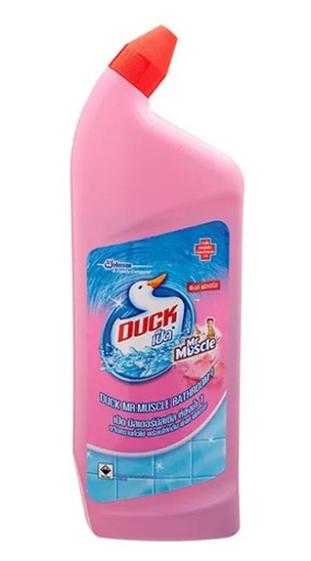 [1004092] น้ำยาขจัดคราบห้องน้ำ 700มล. คอโค้ง เป็ดพิ้งค์