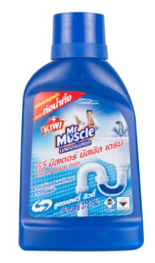[1004103] -น้ำยาทำความสะอาดท่อตัน เดรน 375g. MR.MUSCLE KIWI