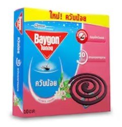 [1004123] -ยาจุดไล่ยุงแบบขด กลิ่นเฟรช บลอสซัม ควันน้อย ไบกอน