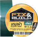 เทปผ้า เขียว 1.5"x9M FIX&BUILD+