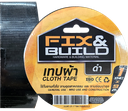 เทปผ้า ดำ 1"x9M FIX&BUILD+