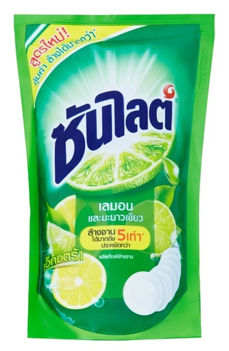 [1004327] น้ำยาล้างจาน สูตรเลมอนและมะนาวเขียว 300 มล. ซันไลต์
