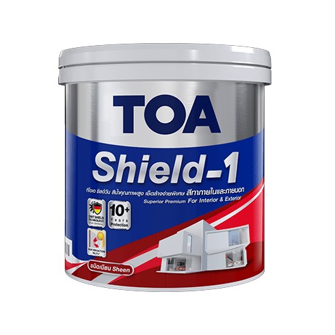 [1004361] สีน้ำภายนอก เนียน 1กล. เบส C ชิลด์วัน นาโน TOA