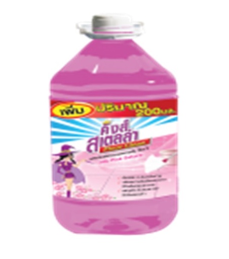 [1004477] น้ำยาถูพื้น 5,200 ml. กลิ่น Pink Sakura King's Stella