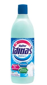[1004517] น้ำยาซักผ้าขาว 250cc สีฟ้า ไฮเตอร์