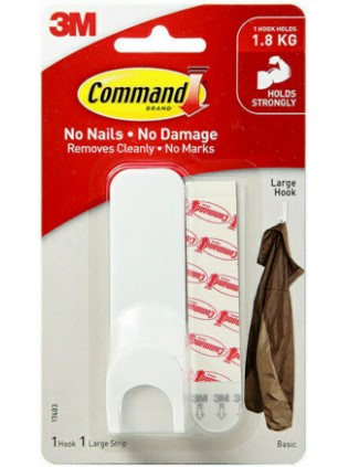 [1004576] ตะขอเบสิคทรงกลมใหญ่ 17403ANZ 3M 97399