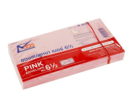 [1004603] ซองชมพู 6.1/2 PK25 (PK25)