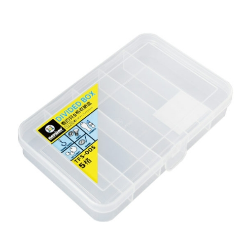 [1004642] กล่องแบ่งช่อง5ช่องTFS-005สุดคุ้มDELONE