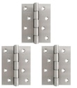 บานพับประตู สแตนเลส 4"x3" 444413 ISON (แพค 3 ชิ้น)